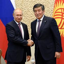    Россия Президенти Владимир Путин Кыргызстанга келди