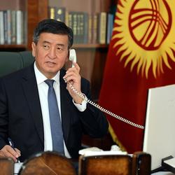 Сооронбай Жээнбеков Афганистан президенти  менен телефон аркылуу сүйлөштү