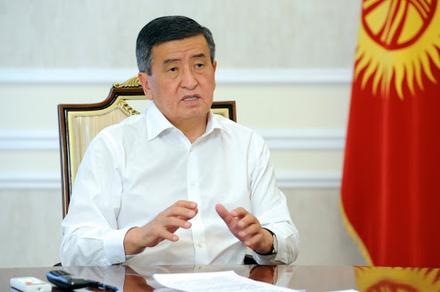 Президент: "Бишкек шаарына мурдагы жашыл шаар деген атын кайтаруу боюнча конкреттүү иштер жасалып жатат"