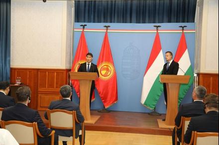 Кыргызстан менен Венгриянын тышкы иштер министрлери Будапештте жолукту