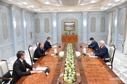 Өзбекстан Республикасынын Президенти Россиянын "ЛУКОЙЛ" компаниясынын жетекчисин кабыл алды