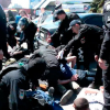 Полиция в Днепропетровске избивает бойцов «АТО» на Параде Победы (ВИДЕО)