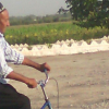 Велосипед менен ажылык сапарга аттанган пенсионер үйүнө кайтты