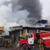 ВИДЕО:Пожар на Ошском  еще не потушен!