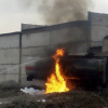 Ош—Бишкек жолунда газ ташыган унаа жарылды