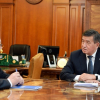    Президент Сооронбай Жээнбеков өлкөнүн Акыйкатчысы Токон Мамытовду кабыл алды
