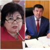 Экс-депутат Бөдөш Мамырова Абдыжапар Гапыровичке көңүл айтты