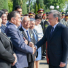 ФОТОРЕПОРТАЖ - Өзбекстандын президенти Шавкат Мирзиёевдин бүгүнкү майрамдагы жүрүшү