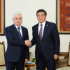 Президент Сооронбай Жээнбеков Казакстандын тышкы иштер министри Бейбут Атамкуловду кабыл алды