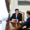 Президент Сооронбай Жээнбеков Казакстандын Кыргызстандагы Элчиси Карим Кокрекбаевди кабыл алды