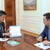  Сооронбай Жээнбеков встретился с Президентом Тюркской Академии Дарханом Кыдырали