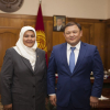  Дастанбек Жумабеков Түркиянын депутаты Хабибе Очал менен жолугушту