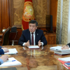 Президент Дамир Сагынбаев, Өткүрбек Жамшитов, Кашкар Жунушалиев, Бакир Таировдорду кабыл алды