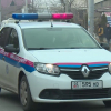 ВИДЕО-Бишкекте Кайгуул милициясынын унаасы кырсыктады