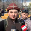 Бишкекте зомбулукка каршы тынчтык акциясынын катышуучулары чогулуп жатат