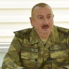 Алиев Баку Карабахтагы көзөмөлүнө алган шаарларды кыдырды