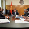 И.о. президента Талант Мамытов встретился с вице-премьер-министром Эльвирой Сурабалдиевой