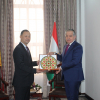 Состоялась встреча Руслана Казакбаева с Министром иностранных дел Таджикистана Сироджиддин Мухриддином