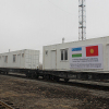 Из Узбекистана доставлены модульные конструкции для строительства инфекционной больницы в г.Кадамжай