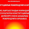 Активисттер Конституциянын жаңы редакциясына каршы кол топтоп жатышат