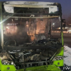 Ташкентте жүргүнчүлөрдү ташыган автобус өрттөндү