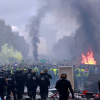 Парижде митингге чыккандарга зомбулук аракеттери колдонулду