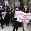 СҮРӨТ - Бишкекте зордук-зомбулукка каршы жөө жүрүш өтүүдө