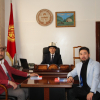 Маданият министри Кадырбеков Курал Чокоев жана Кайрат Примбердиев менен жолукту