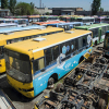 Бишкекте 400 автобус жарактан чыккан
