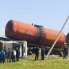 Поезд протаранил грузовик в Джалал-Абаде