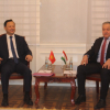 Руслан Казакбаев встретился с министром иностранных дел Таджикистана Сироджиддином Мухриддином