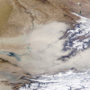 Пыль и метан затуманили небо Центральной Азии