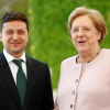 Меркель менен Зеленский Украинанын чыгышындагы коопсуздукту талкуулашты