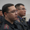 ФОТО - Как бишкекские милиционеры вспоминали и закрепляли знания законов