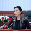 Саясый куугунтуктун сап башында турган Аида Салянова Калмаматовго 