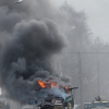 ВИДЕО - Харьков шаарындагы борбордук аянтта бомба жардырылды