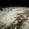 ФОТО - Российские космонавты показали ночной вид на Землю с МКС