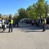 ФОТО - В Бишкеке из-за сообщений о бомбах  эвакуировали более десяти школ