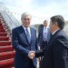 ФОТО - Президент Казахстана Касым-Жомарт Токаев прибыл в Кыргызстан