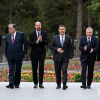 Садыр Жапаровдун атынан БА лидерлери менен Европа Кеңешинин президентин расмий кабыл алуу иш-чарасы болду