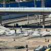 В Ташкенте обрушились 5 балок строящегося путепровода у аэропорта. Задержаны должностные лица