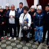 ВИДЕО - Дүйнөнүн эки жолку чемпиондору Кыргызстанга кайтып келишти