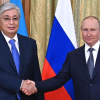 Путин Казакстандын президенти менен сүйлөшүү үчүн Астанага келди