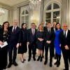 Садыр Жапаров с супругой принял участие в приеме от имени президента Франции