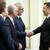 Президент Кыргызстана встретился с делегацией сената Франции