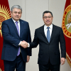 Президент Садыр Жапаров Казакстандын тышкы иштер министри Ермек Кошербаевди кабыл алды