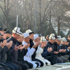 Президент Жапаров Айт намазга катышты