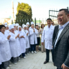 Президент Кара-Сууда үй-бүлөлүк медицина борборунун жаңы имаратын ачты