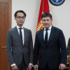 Депутат Талайбек Масабиров встретился с постоянным представителем JICA в Кыргызстане Нишигата Котаро