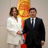 Улан Маматканов БУУнун өкүлү Антье Граве менен жолугушту